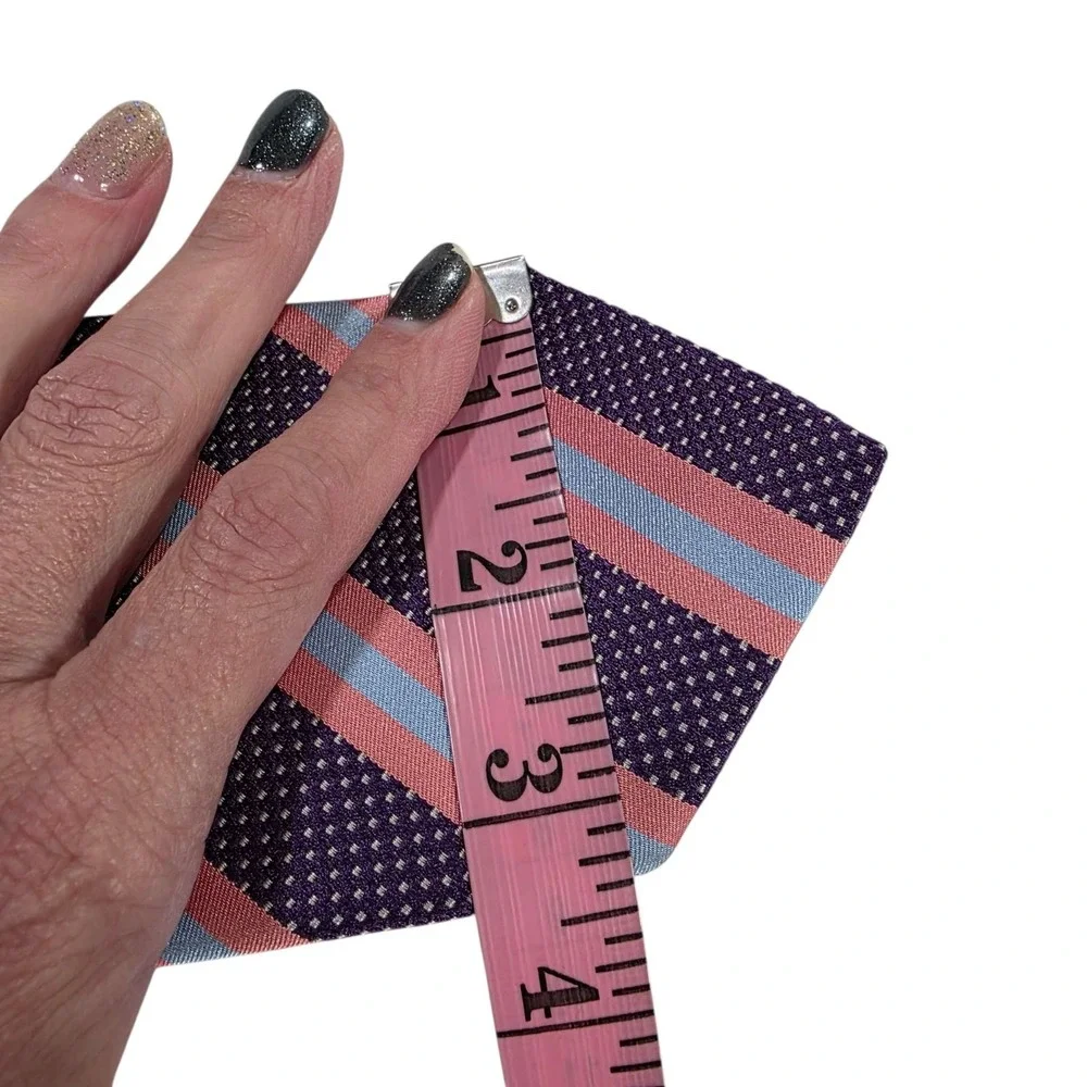 ETON Silk Striped Dotted Necktie Purple Pink Blue Men's Formal Fashion Accessory